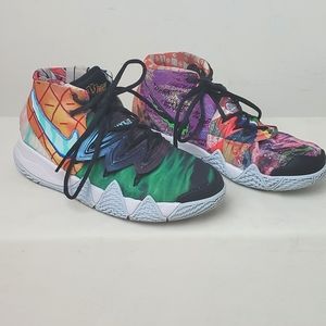 Nike Kyrie Kybrid- Youth- Size 4Y- What the-  Basketball Shoes - USED EXCELLENT